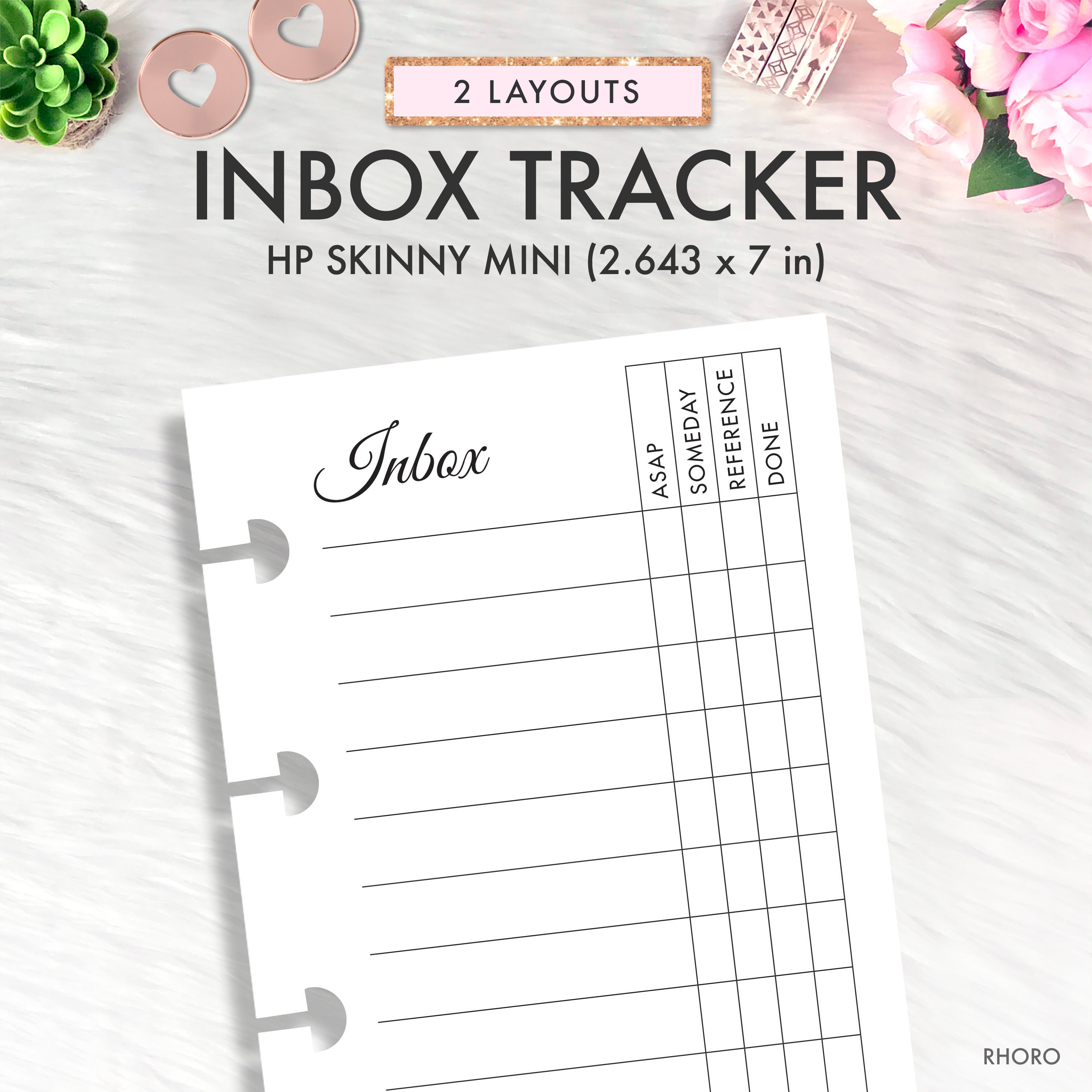 SKINNY MINI Happy Planner Inserts Happy Planner Skinny Mini Etsy