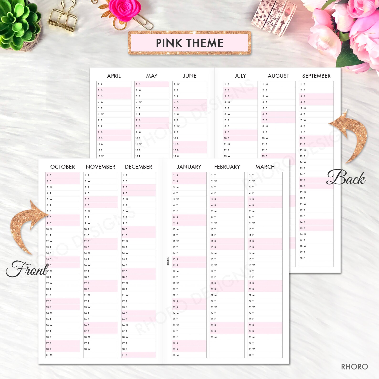 B6 Slim Printable Inserts B6 Slim Inserts B6 Slim Printable - Etsy