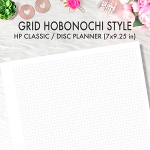 CLASSIC HAPPY PLANNER Printable Insert, Hobonichi Weeks Grid Style ...