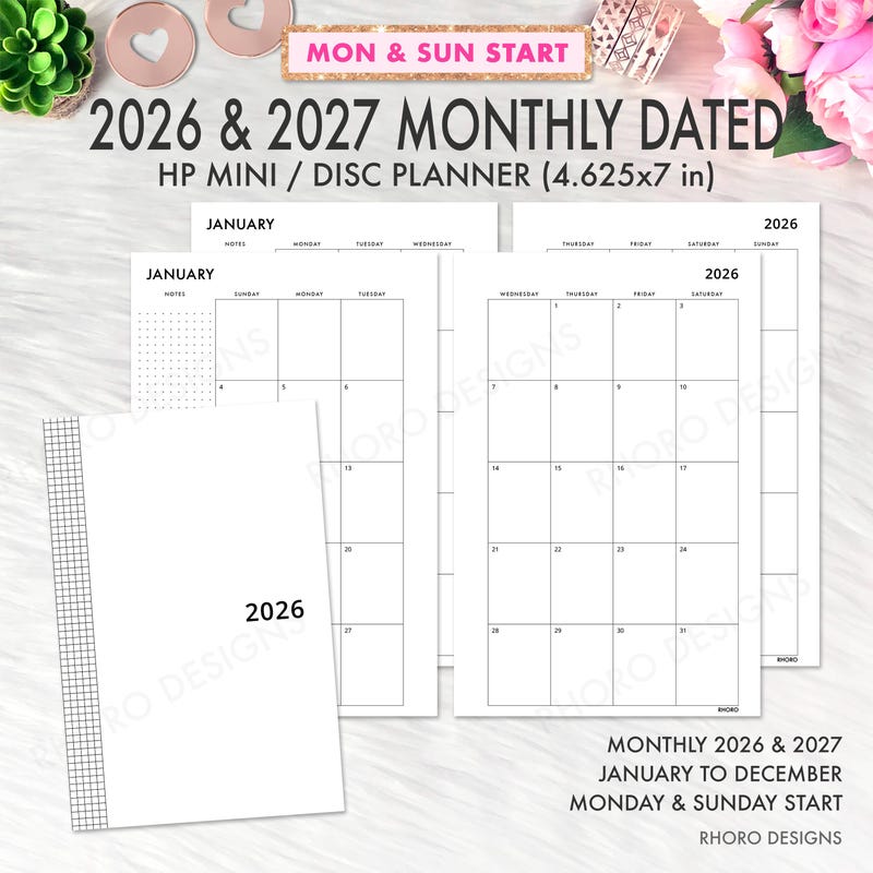Mini 2026 Happy Planner - Etsy