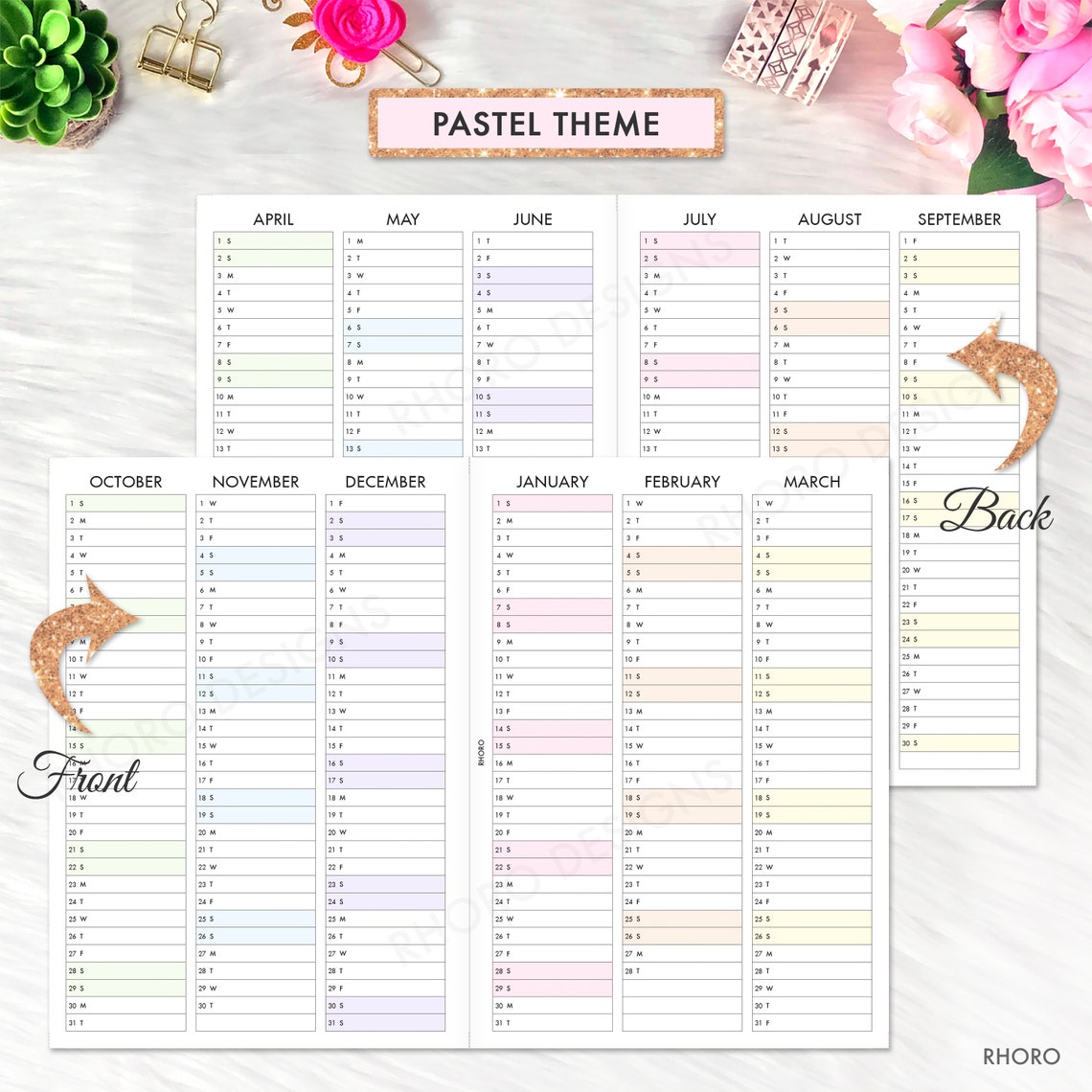 B6 Planner Inserts Printable B6 Inserts B6 Printable B6 - Etsy