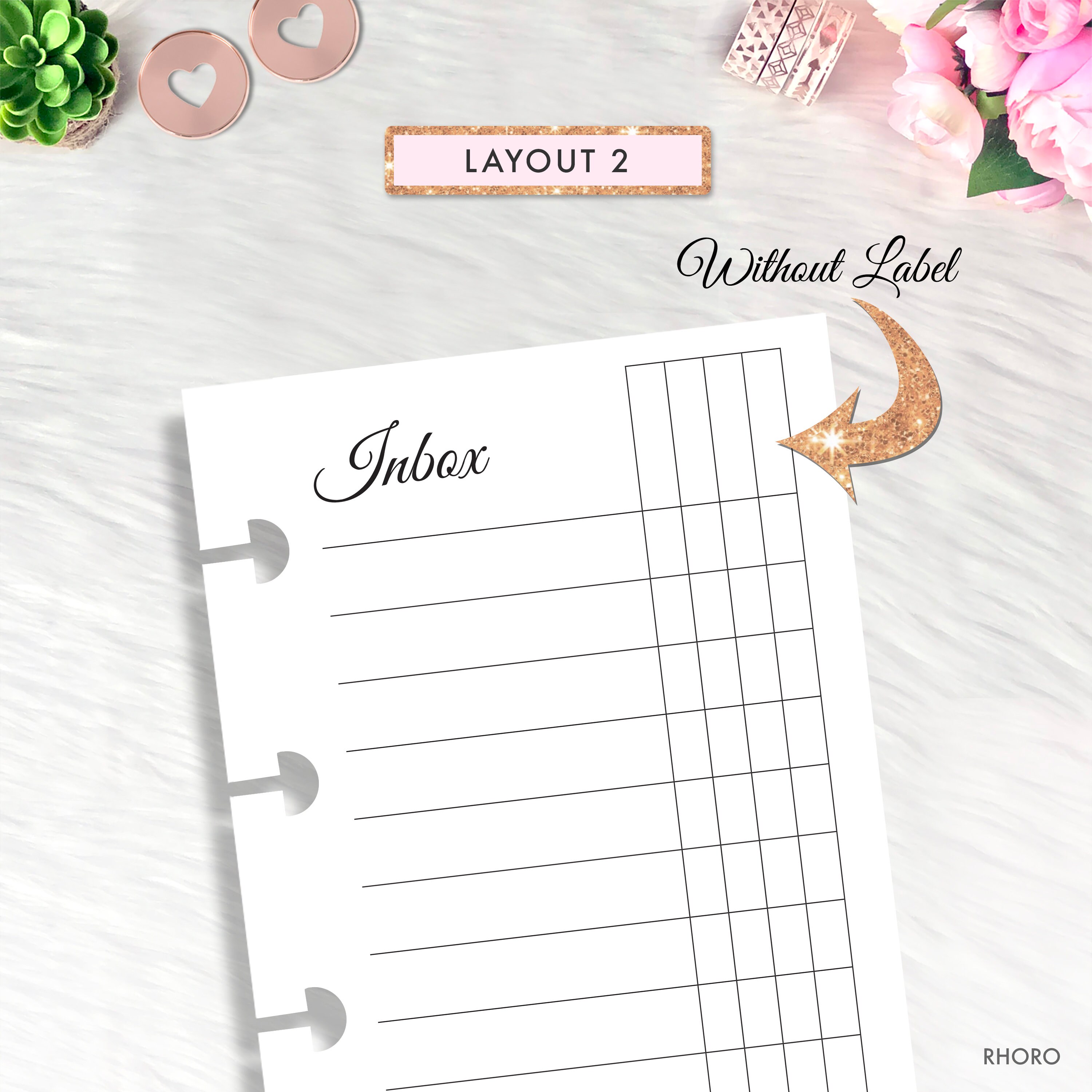 SKINNY MINI Happy Planner Inserts Happy Planner Skinny Mini | Etsy