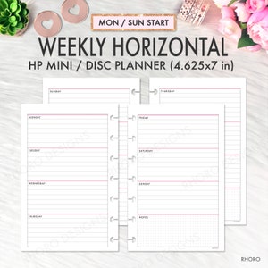 MINI HAPPY PLANNER Inserts, Happy Planner Printable Inserts, Happy ...