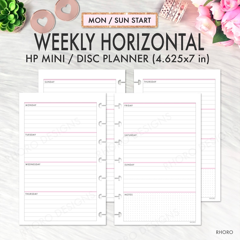 MINI HAPPY PLANNER Inserts Happy Planner Printable Inserts Etsy