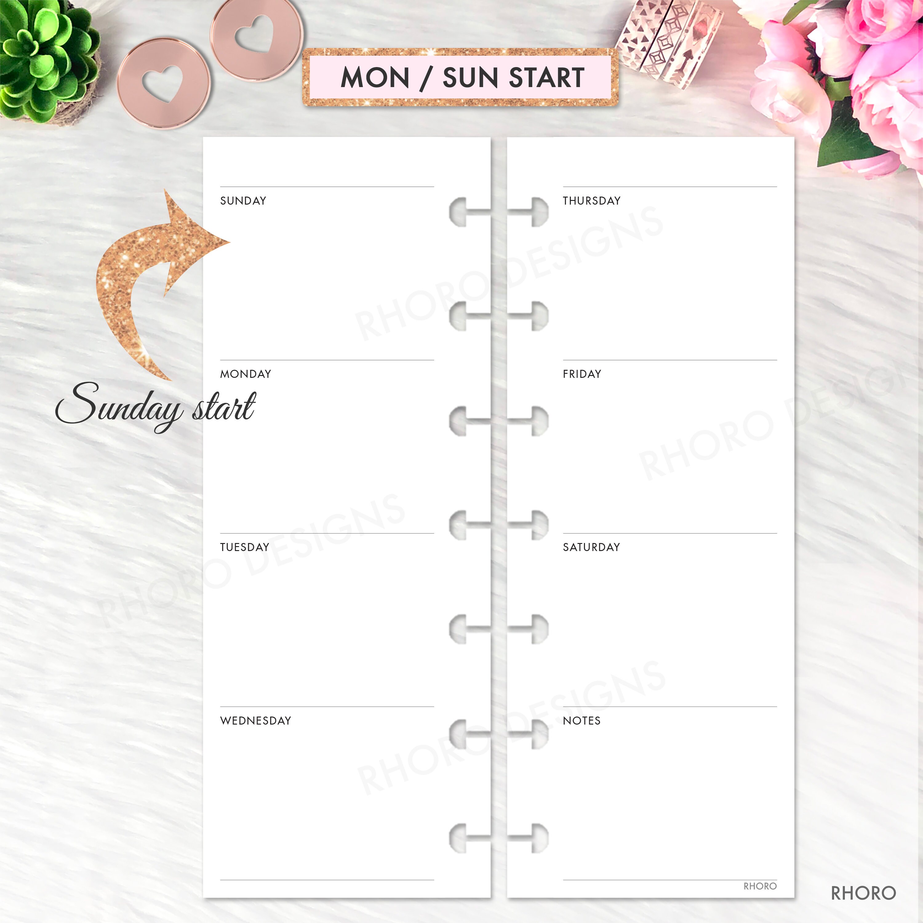 SKINNY MINI Happy Planner Inserts, Happy Planner Skinny Mini Printable ...