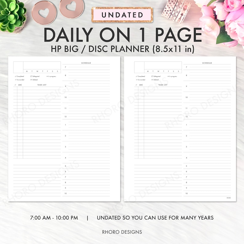 Big Happy Planner Inserts Happy Planner Big Inserts Etsy