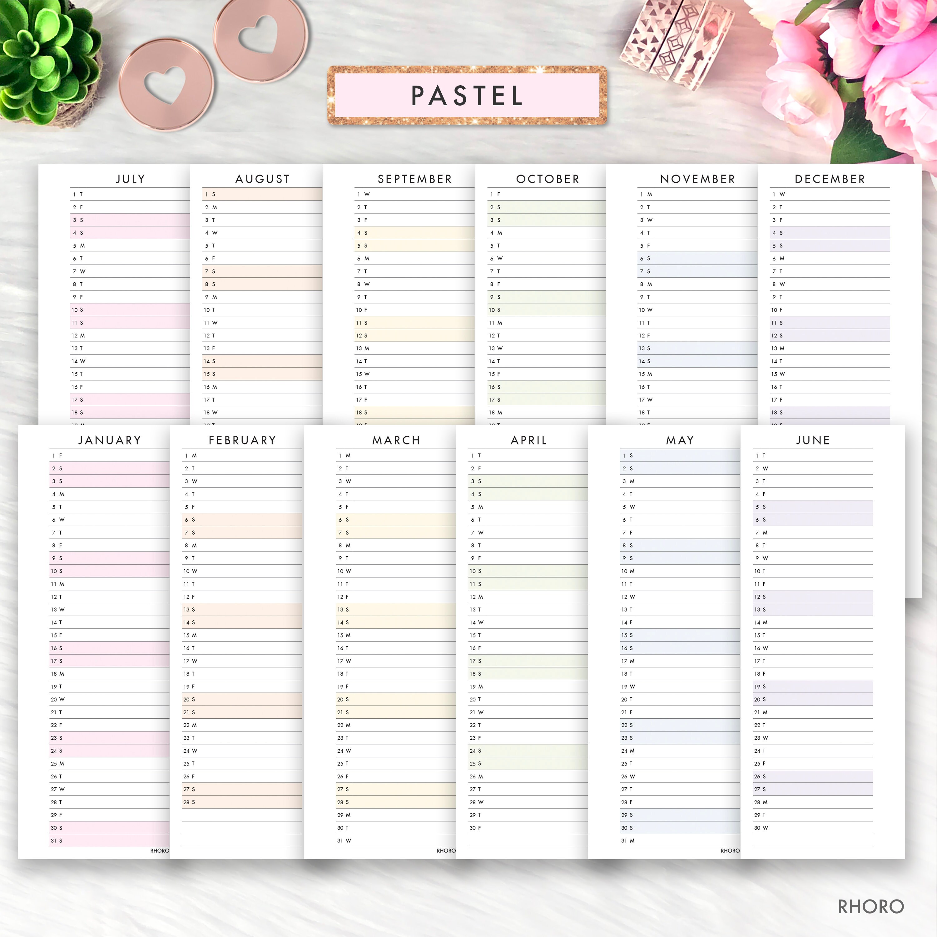 Mini Happy Planner Daily Inserts