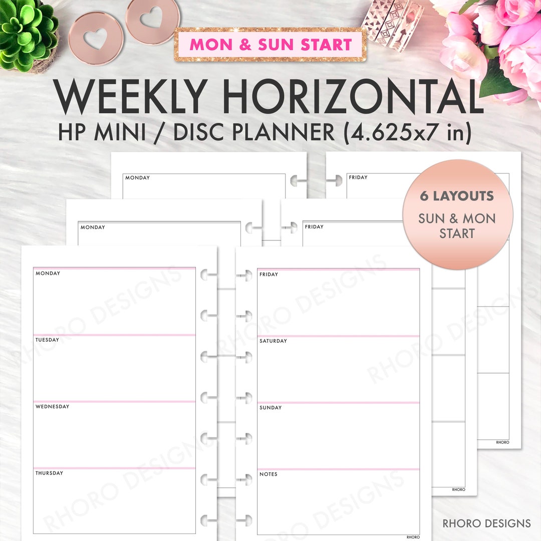 Happy Planner Mini Inserts, Happy Planner Mini Printable Inserts ...