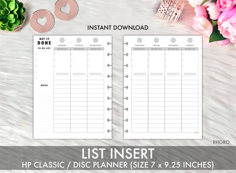 Classic Happy Planner Inserts Happy Planner Inserts Etsy
