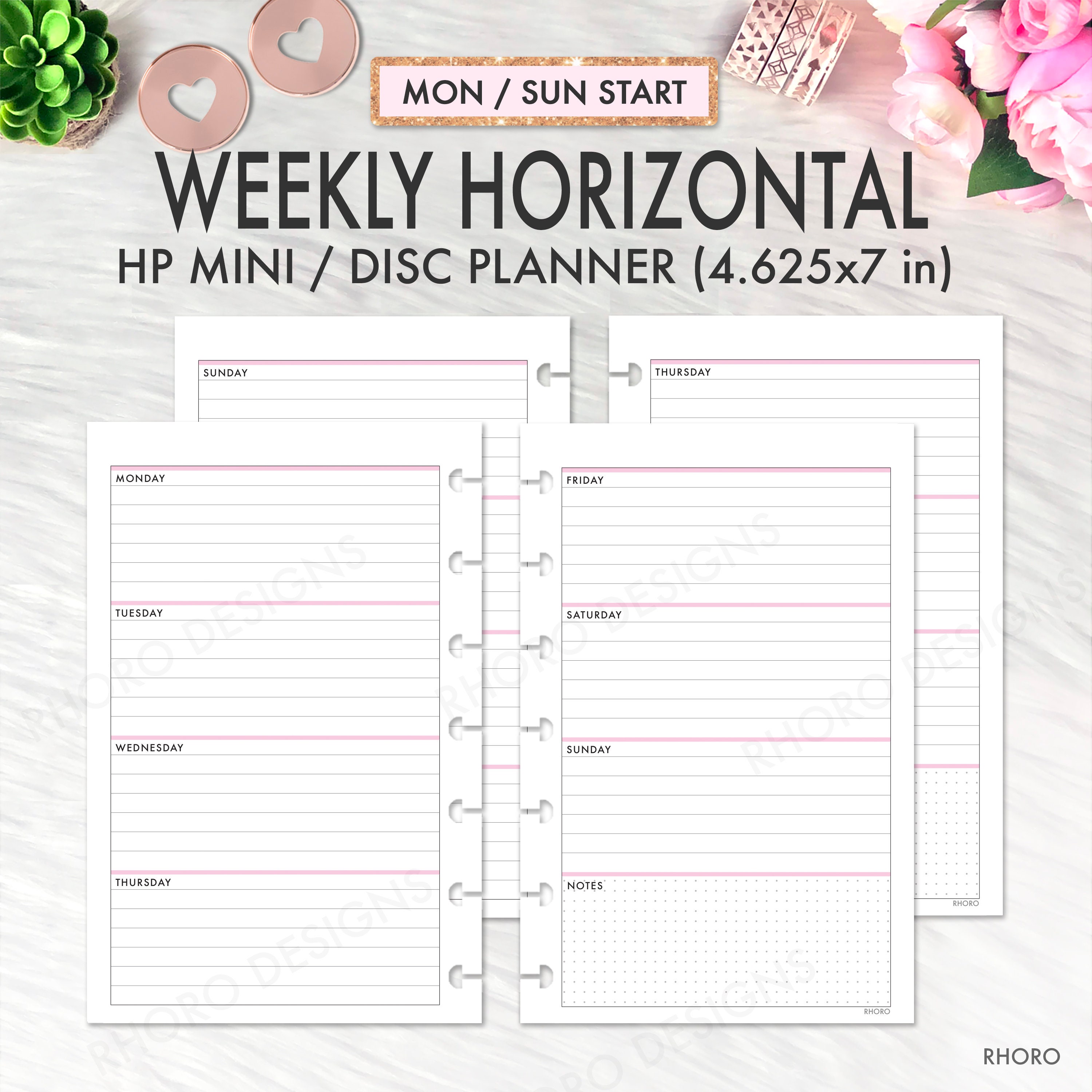 MINI Happy Planner Inserts Happy Planner Mini Printable - Etsy