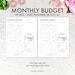Happy Planner Budget Printable, Monthly Budget, Happy Planner Big ...