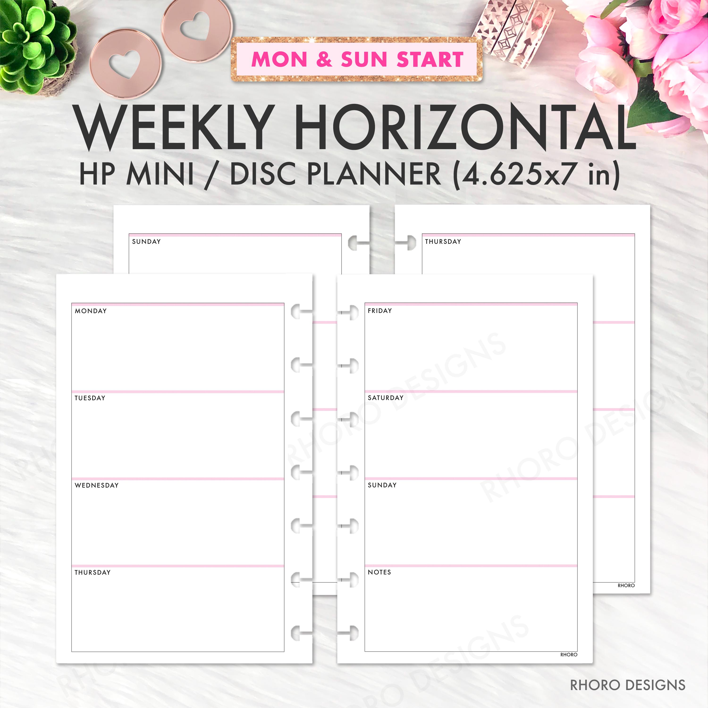 Happy Planner Mini Inserts, Happy Planner Mini Printable Inserts ...