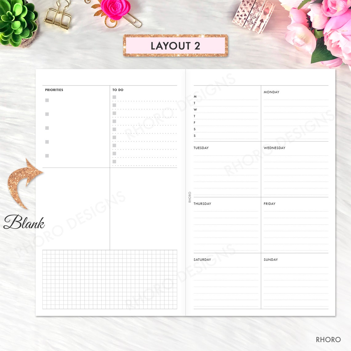 B6 Slim Printable Inserts B6 Slim Inserts B6 Slim Printable - Etsy