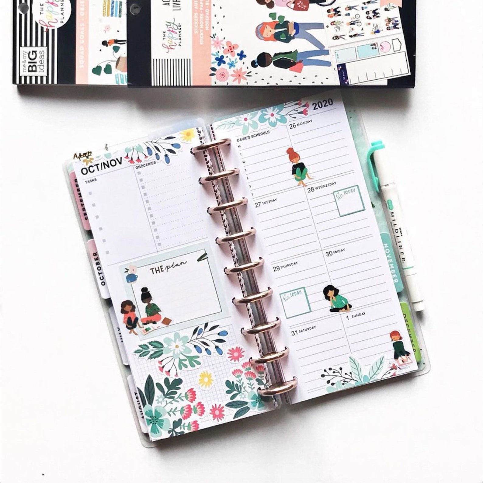 EDITABLE Dashboard Layout SKINNY CLASSIC Happy Planner | Etsy