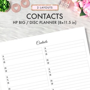 Big Happy Planner Printable, Big Happy Planner Inserts, Bundle Inserts ...