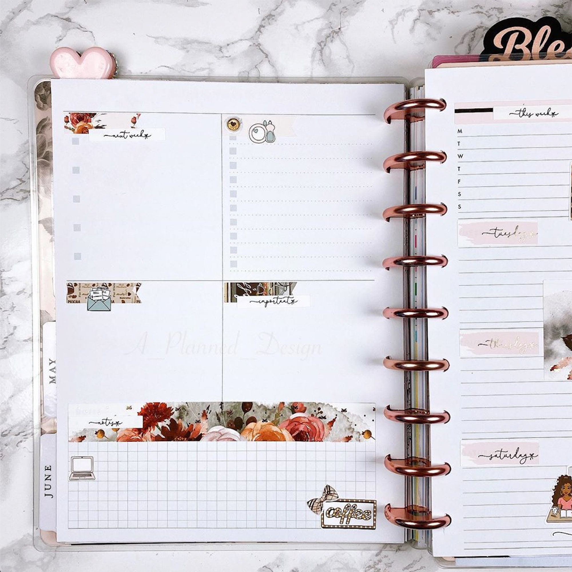 Dashboard Layout CLASSIC HAPPY PLANNER Printable Insert, Dashboard ...