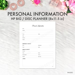 Big Happy Planner Printable, Big Happy Planner Inserts, Bundle Inserts ...