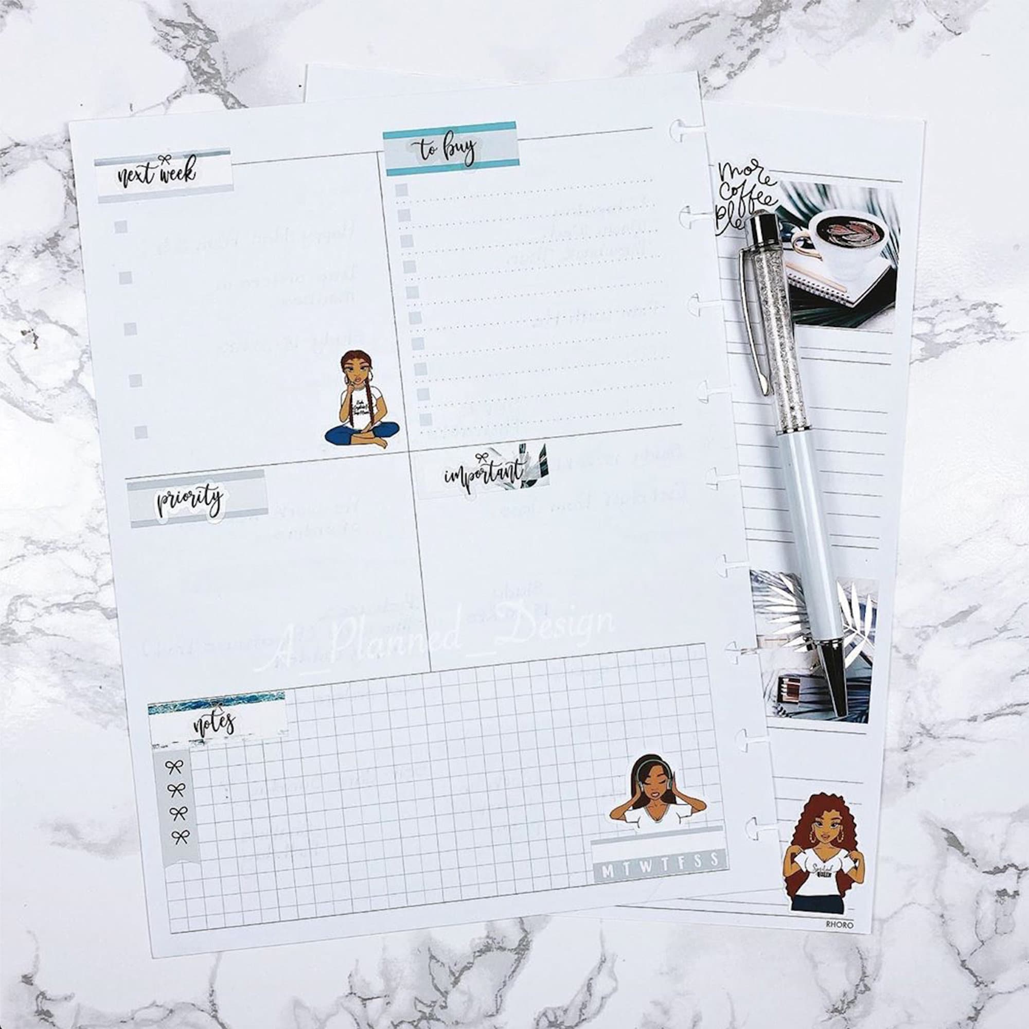 Dashboard Layout CLASSIC HAPPY PLANNER Printable Insert, Dashboard ...