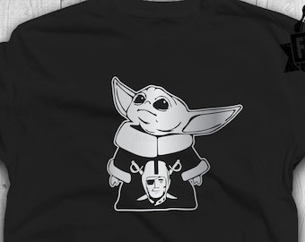 baby yoda raiders shirt