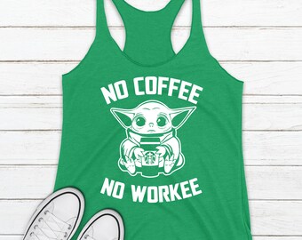 baby yoda workout shirt