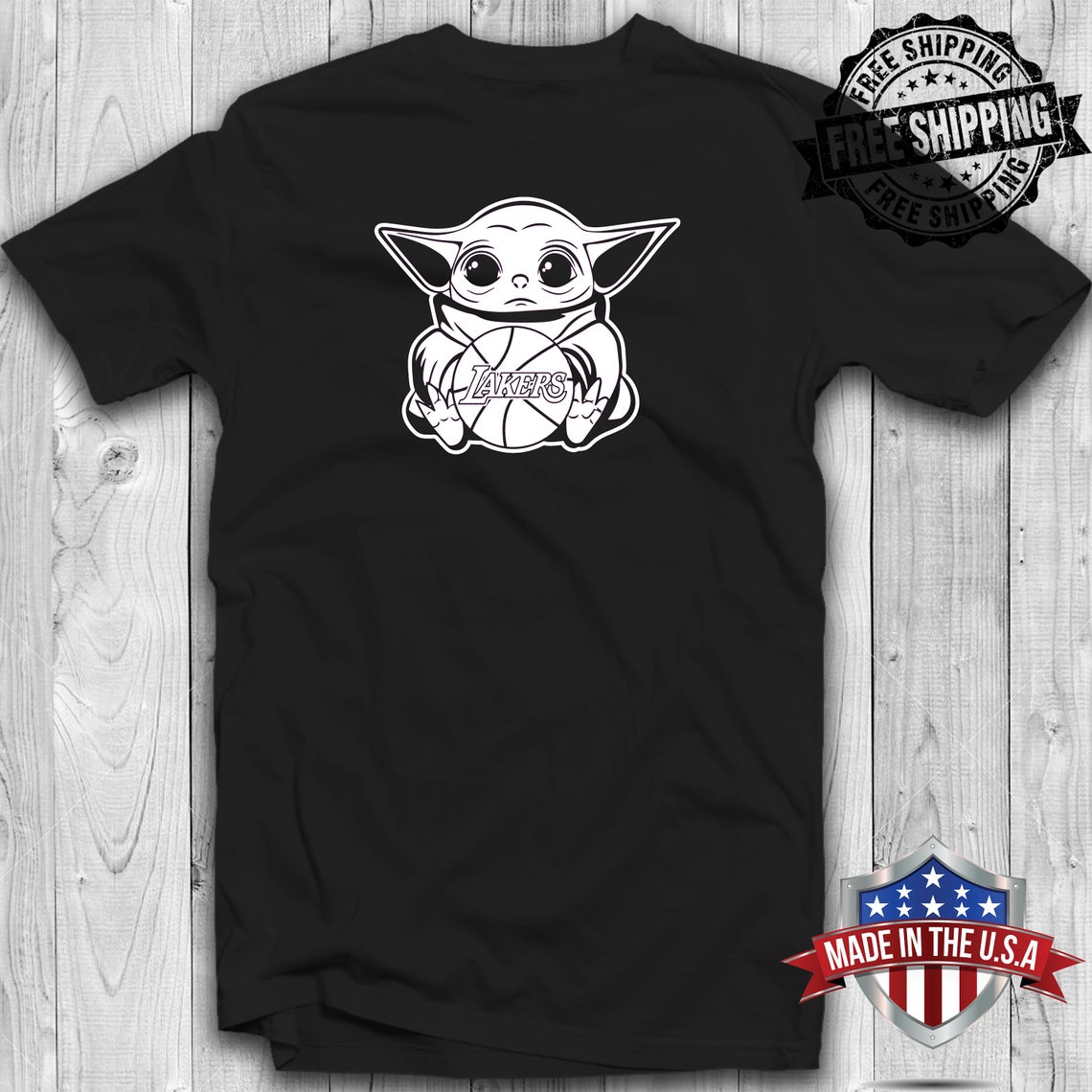 lakers star wars shirt