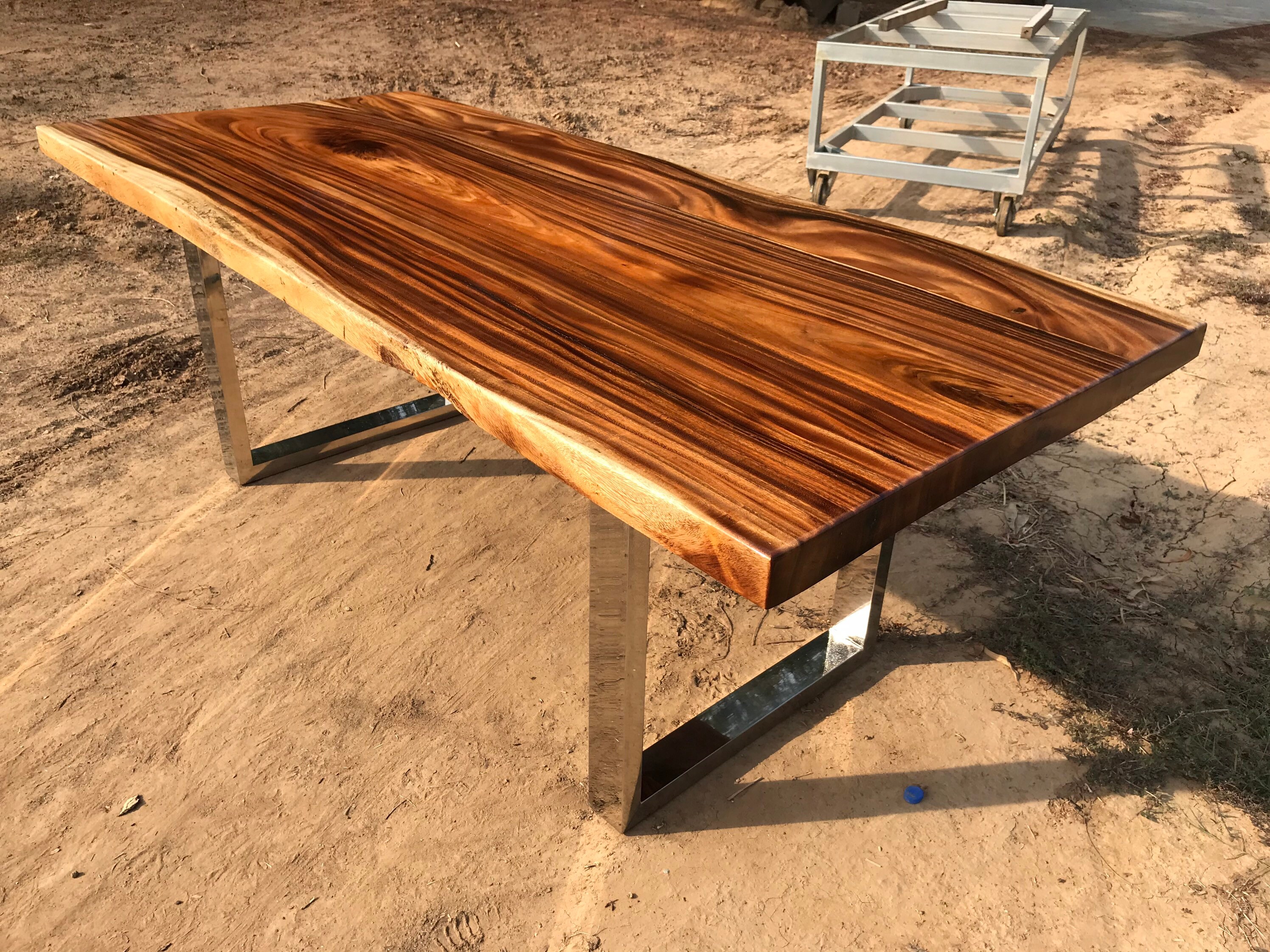 Live Edge Esstisch Live Edge Tisch 200cm lang breit 100cm | Etsy