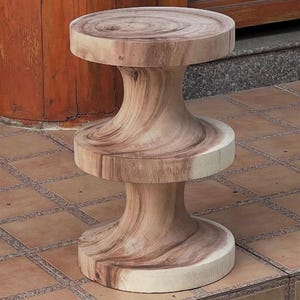 Turned wood stool, Wooden stool, Bar stool, Bar stool, Bar chair, kitchen stool, Design stool, Solid wood stool