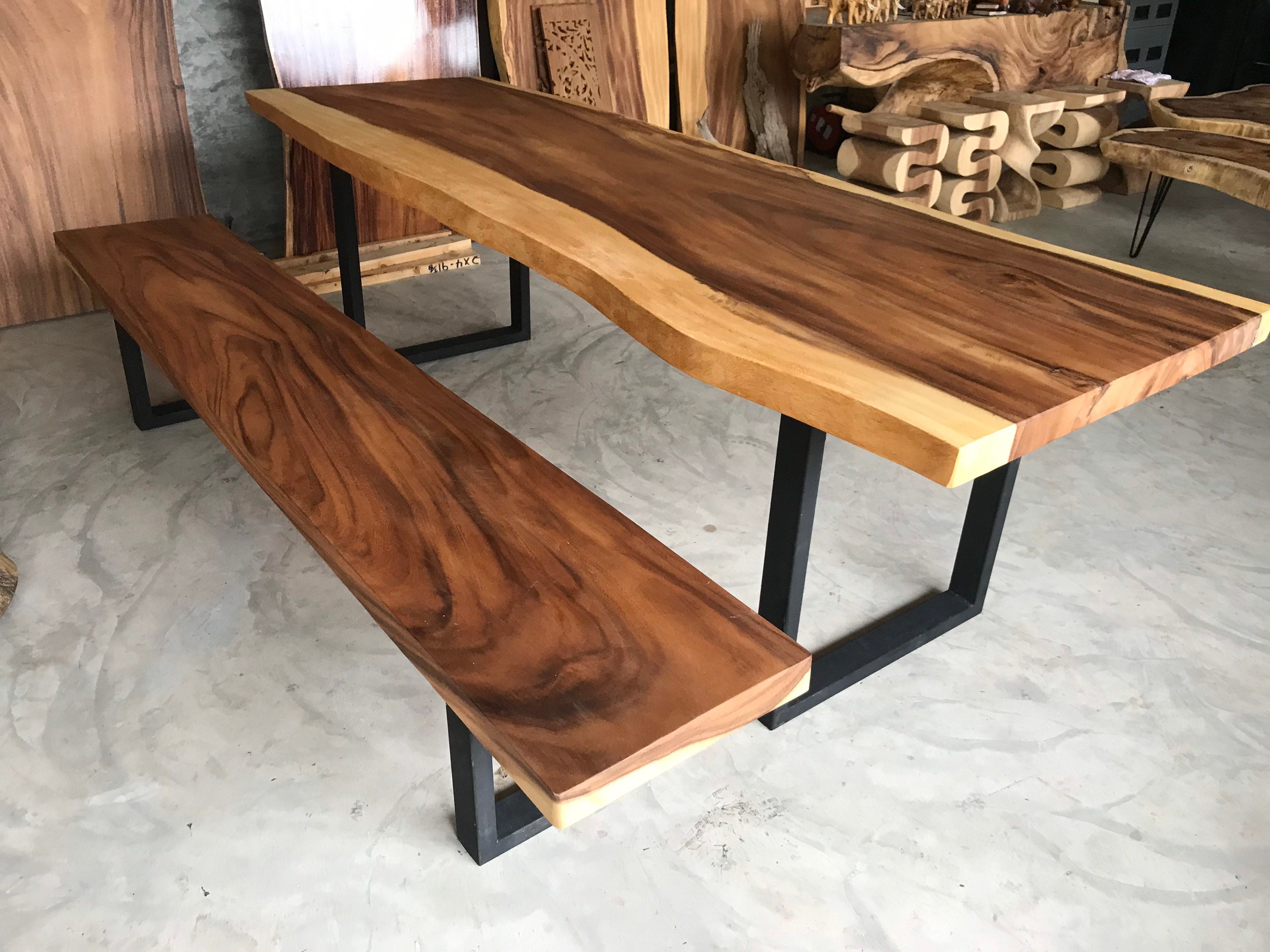 Live Edge Esstisch Live Edge Tisch 200cm Länge A41 | Etsy