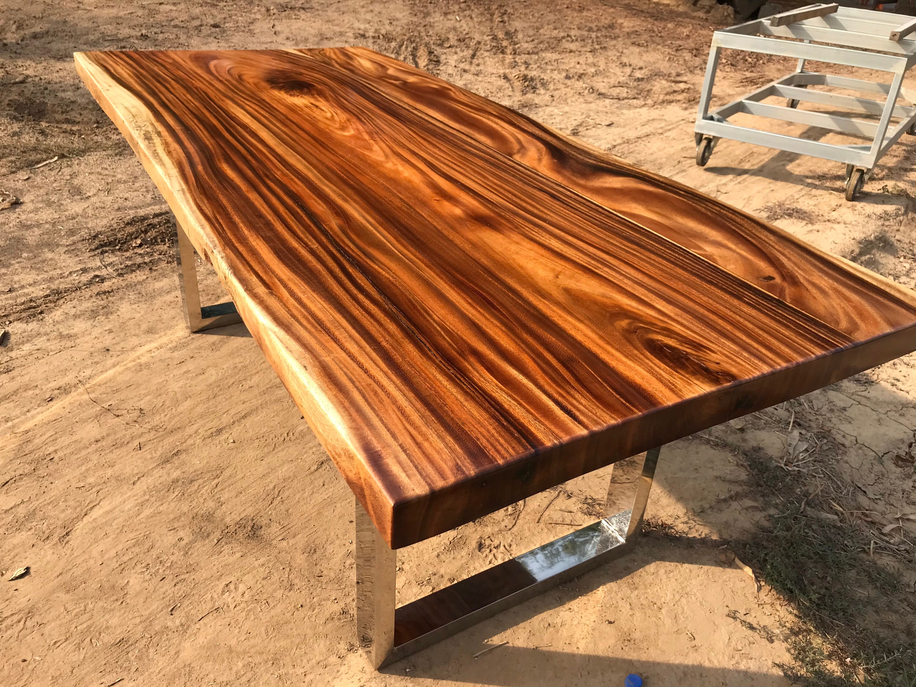 Live Edge Esstisch Live Edge Tisch 200cm lang breit 100cm | Etsy