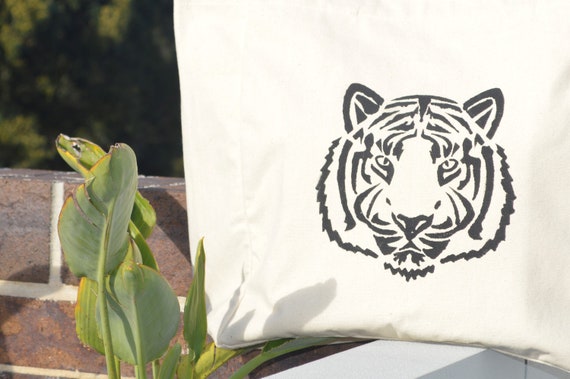 tiger face bag