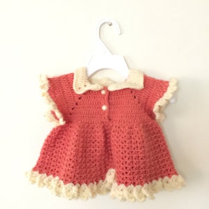 Baby Girls Crochet Cardigan Handmade Brand New