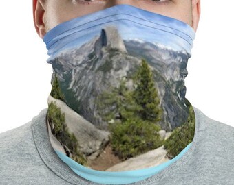 Neck Gaiter: HALF DOME Yosemite - Custom designed Face Mask. Protection & style!
