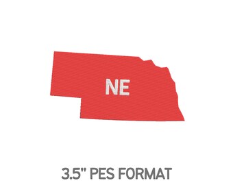 Nebraska PES Embroidery File
