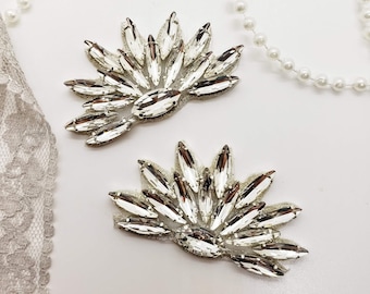 Rhinestone Shoe Applique: Art Deco Wedding Accessory