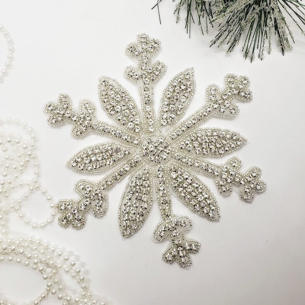 Beaded Snowflake Etsy