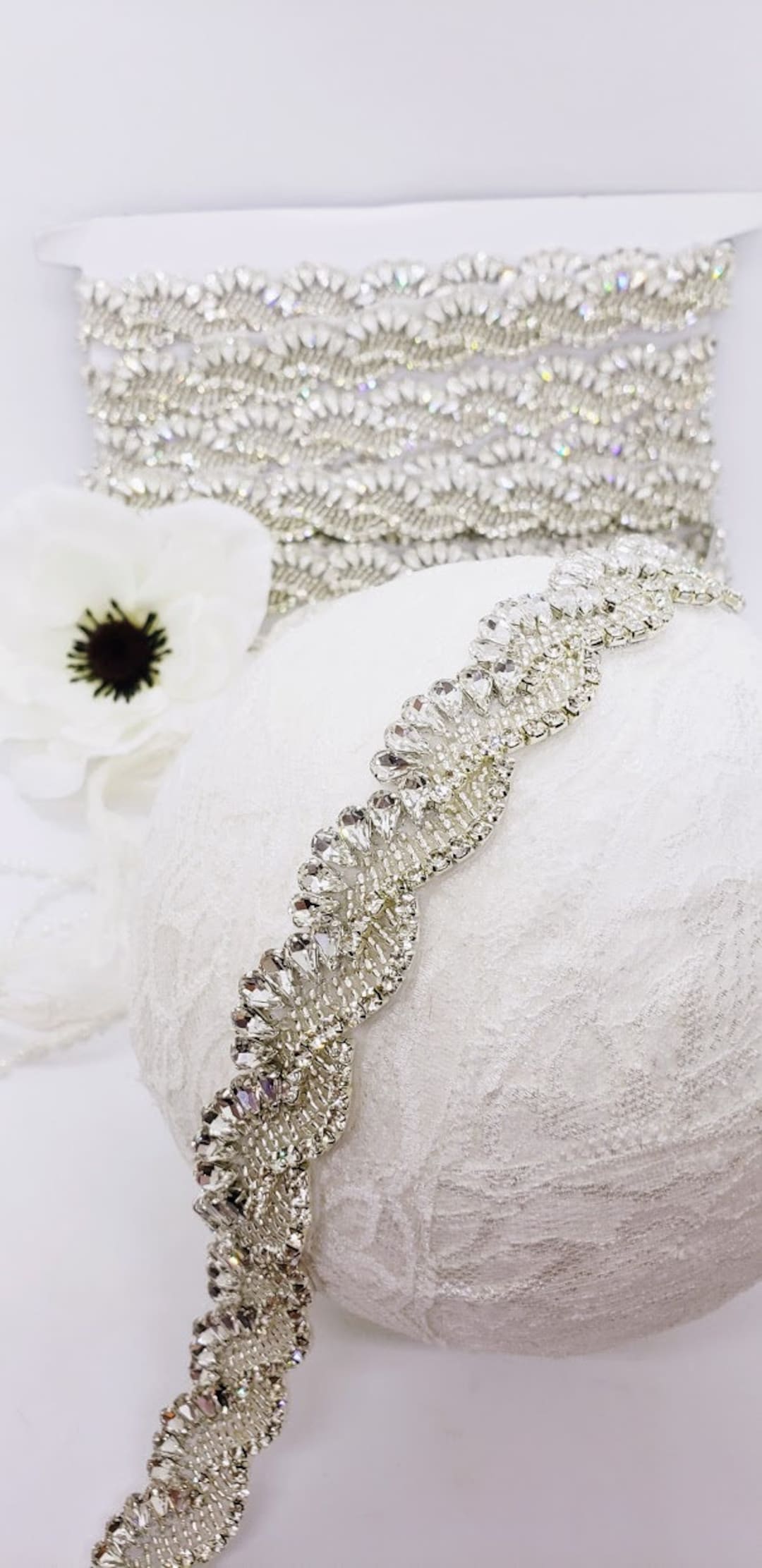 DIY Beaded Dress Straps Iron on Trim Wedding Dress DIY Etsy