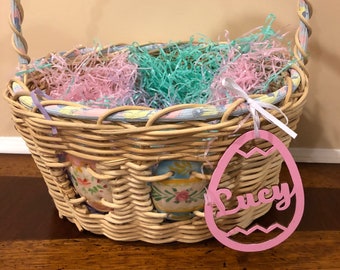 Easter Basket and Gift Egg Name Tags