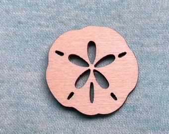 Sand Dollar Laser Cut Unfinished Wood Shape DIY - 1 to 4 inches available FREE SHIPPING (orders over 35.00)