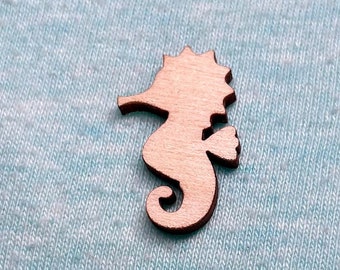 Seahorse Laser Cut Unfinished Wood Shape DIY - 1 to 4 inches available FREE SHIPPING (orders over 35.00)