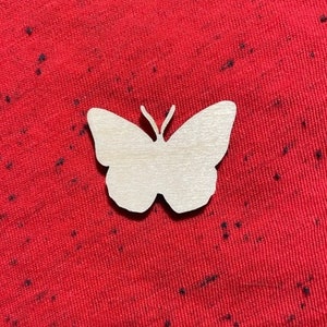 Butterfly Laser Cut Unfinished Wood Shape DIY - 1 to 6 inches available FREE SHIPPING (orders over 35.00)