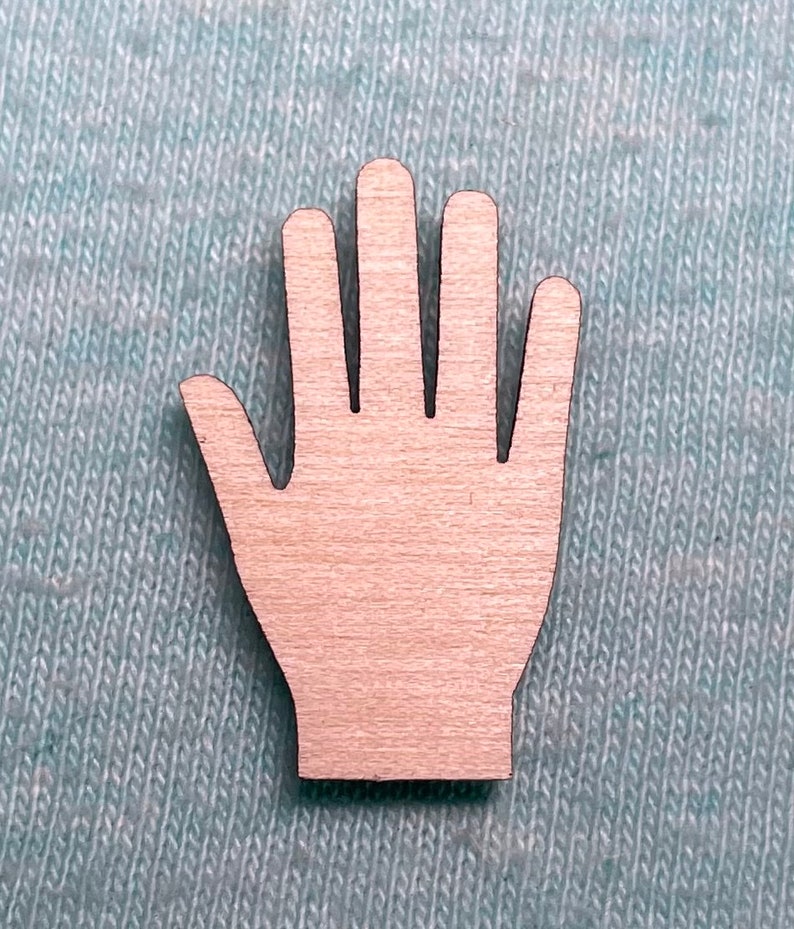 Hand Laser Cut Unfinished Wood Shape DIY - 0.75 to 6 Inches Available ...