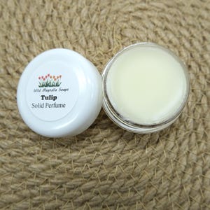 Tulip Scented Solid Perfume - Rub On Perfume