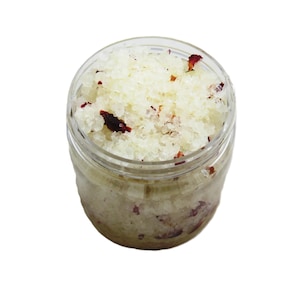 You Pick - Dead Sea Salt Scrub - You Choose Scent and Color - Salt Scrub - Body Polish - Exfoliating Scrub - Made in the USA