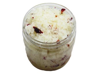You Pick - Dead Sea Salt Scrub - You Choose Scent and Color - Salt Scrub - Body Polish - Exfoliating Scrub - Made in the USA