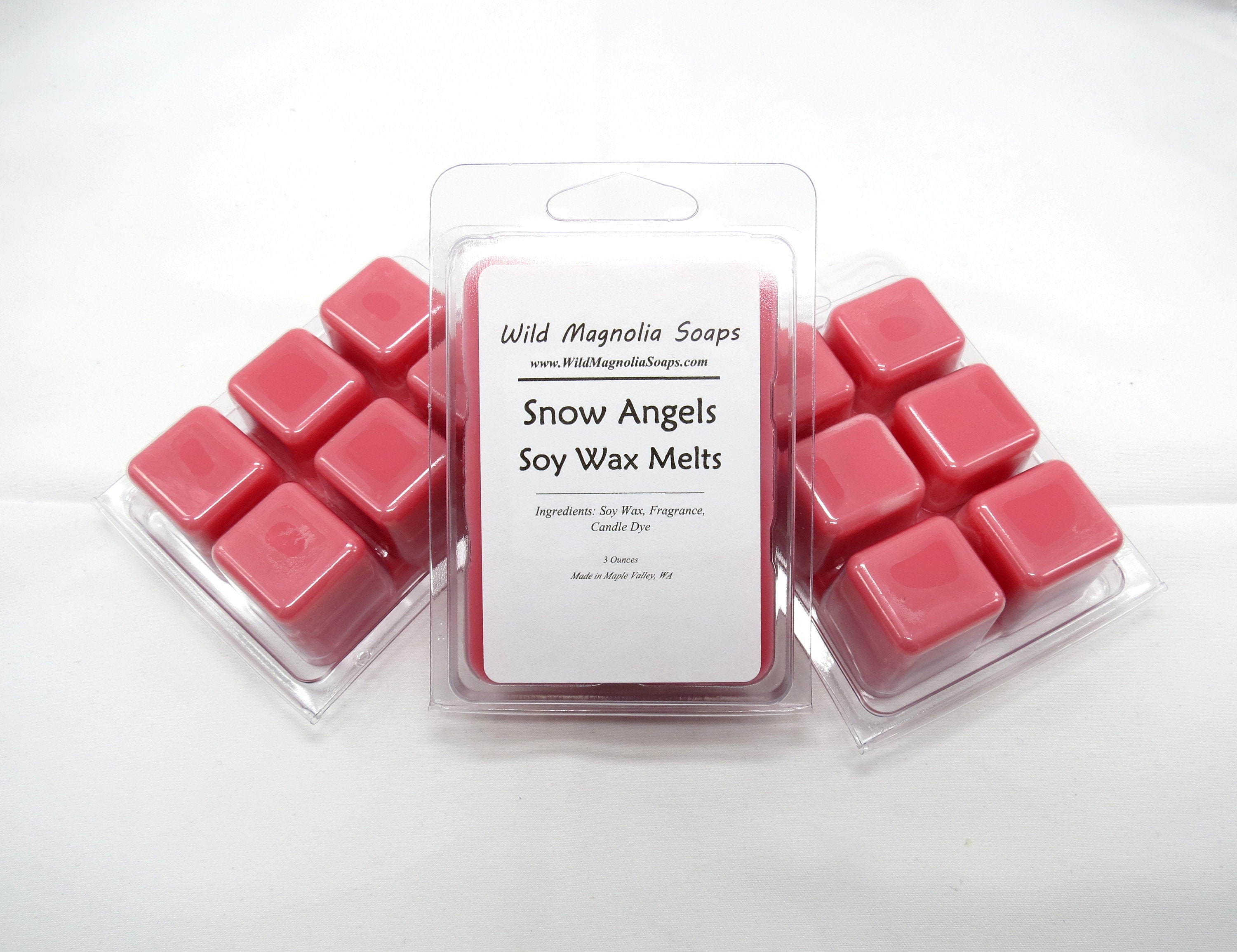 Snow Angels Scented Soy Wax Melts Vegan 6 Cavity Clamshell Etsy