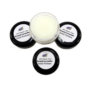 French Lavender Scented Solid Perfume - Rub On Perfume