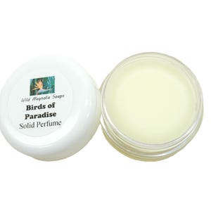 Birds of Paradise Scented Solid Perfume - Rub On Perfume