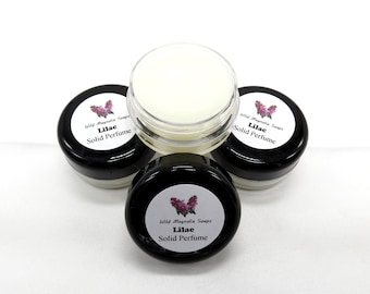 Lilac Scented Solid Perfume - Rub On Perfume