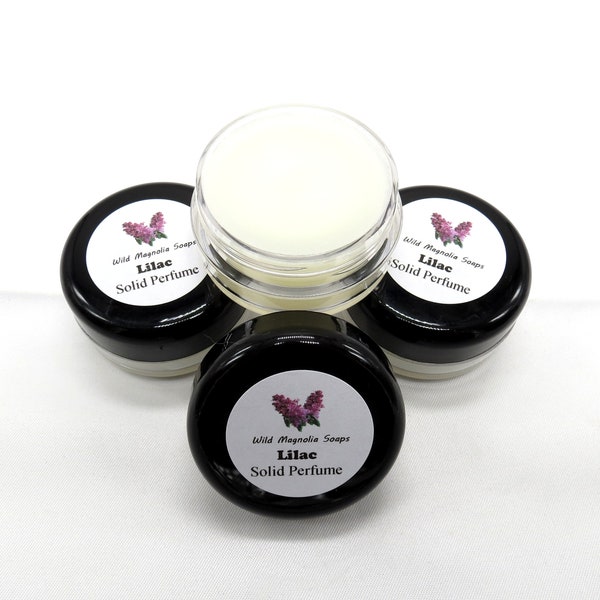 Lilac Scented Solid Perfume - Rub On Perfume