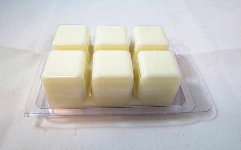 Clean Cotton Scented Soy Wax Melts 6 Cavity Clamshell Aromatherapy Wax Warmer Tea Light Melt Tart Melt Vegan